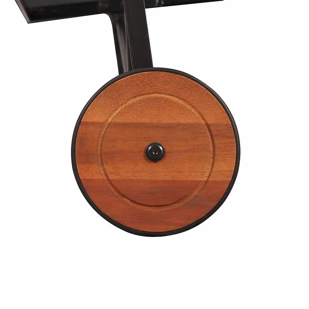 Tumbona de madera maciza de acacia, tumbona de jardín con patas de acero estables, tumbona de relajación ajustable en 3 niveles para jardín y terraza, tumbona de madera duradera, 205 x 50 x 30