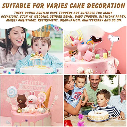 50 Pcs Cake Topper Sticks For Cake Toppers Coffee Stirrers Reusable For Bar Photo Booth Sticks For Birthday Party(Gold) #TOP4