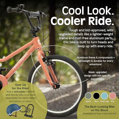 Image of Retrospec Koda Plus Kids Bike for Boys & Girls Ages 6-8 Years - Children's Bicycle, Adjustable Seat & Handlebars