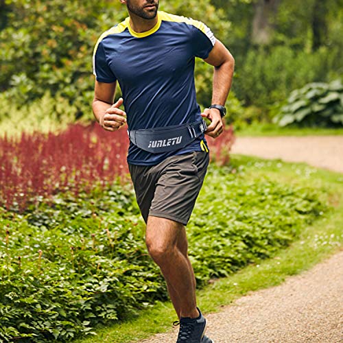 Andoer Bolsa de cintura reflexiva resistente à água para esportes ao ar livre pochete casual para ho