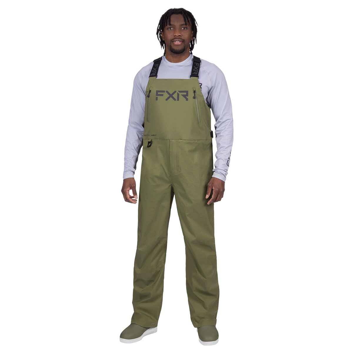 FXR Men's Adventure Lite Tri-Laminate Bib Pant 2025 (Moss - 2X-Large)
