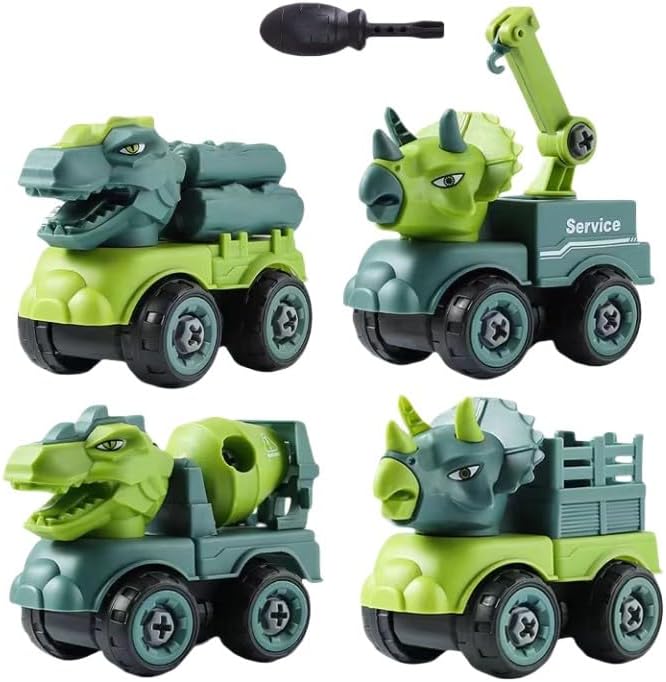 Take Apart Dinosaur Toys for Kids, Building Construction STEM Learning Toys with Assembly Tools, Creative DIY Dinosaur Building Kit, Ideal Educational Birthday Gift for Boys Girls Ages 3+