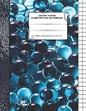  Graph Paper Composition Notebook: 110 Pages  Quad Ruled 4x4  8.5\" x 11\": Marble Large Notebook with Grid Paper  Math Notebook For Students
