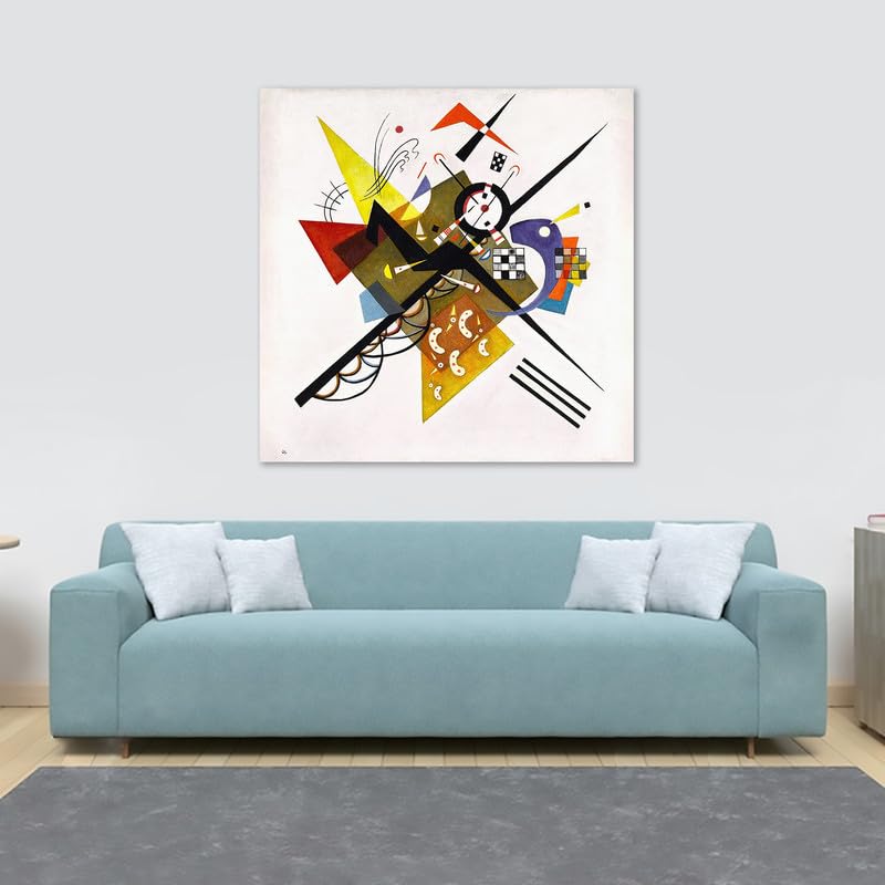 Amazon.com: On White II - Abstract Art by Wassily Kandinsky