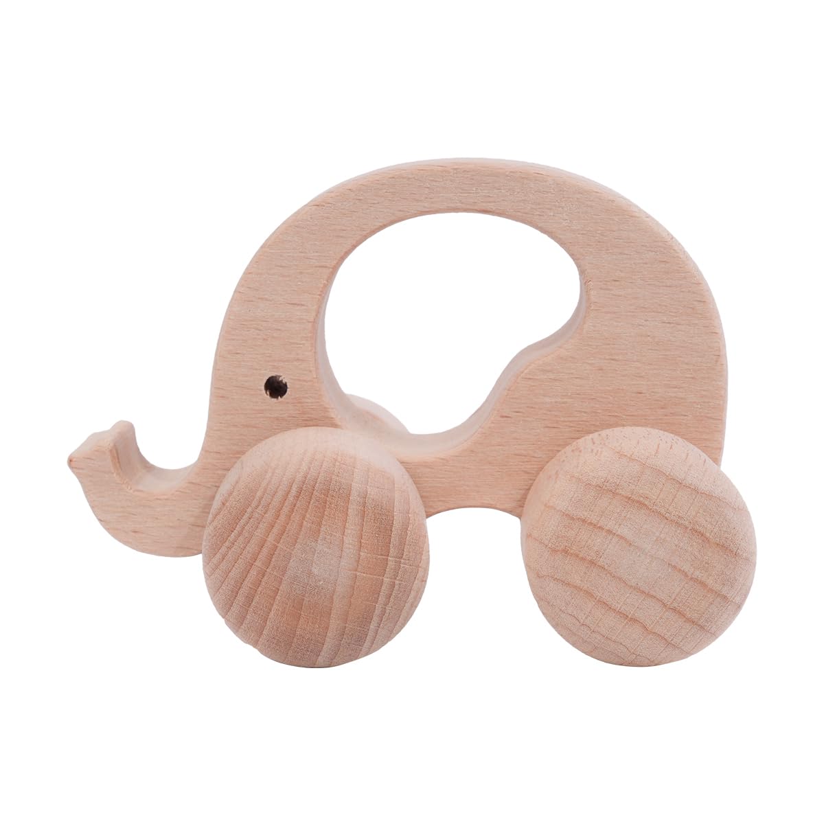 Set di 4 carrelli in Legno, Forme di Animali Carini, macchinine a Spinta con inerzia, Regali cognitivi, Giochi interattivi, coordinazione Occhio-Mano, 4 Divertenti Design per Ragazzi e Ragazze