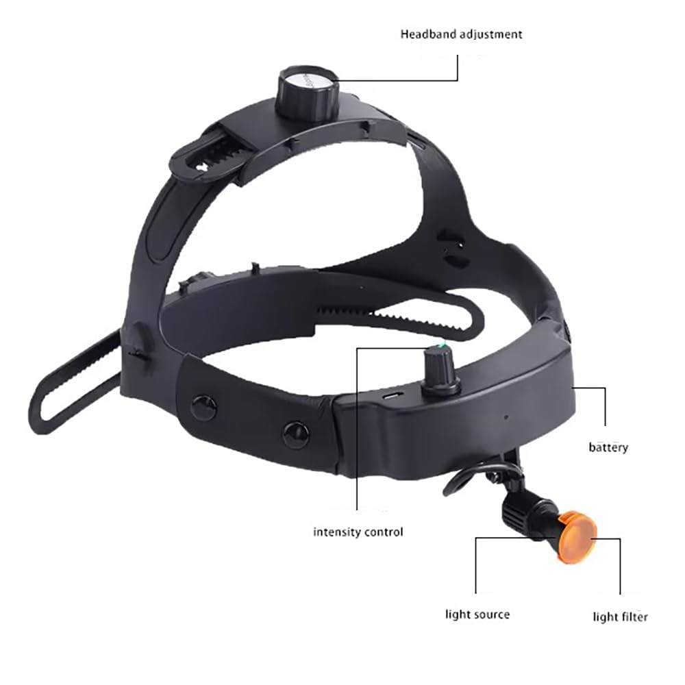 Headwear Medical Headlight LED Spotlight Lamp for Dentist Dentistry Integrated Cordless Design