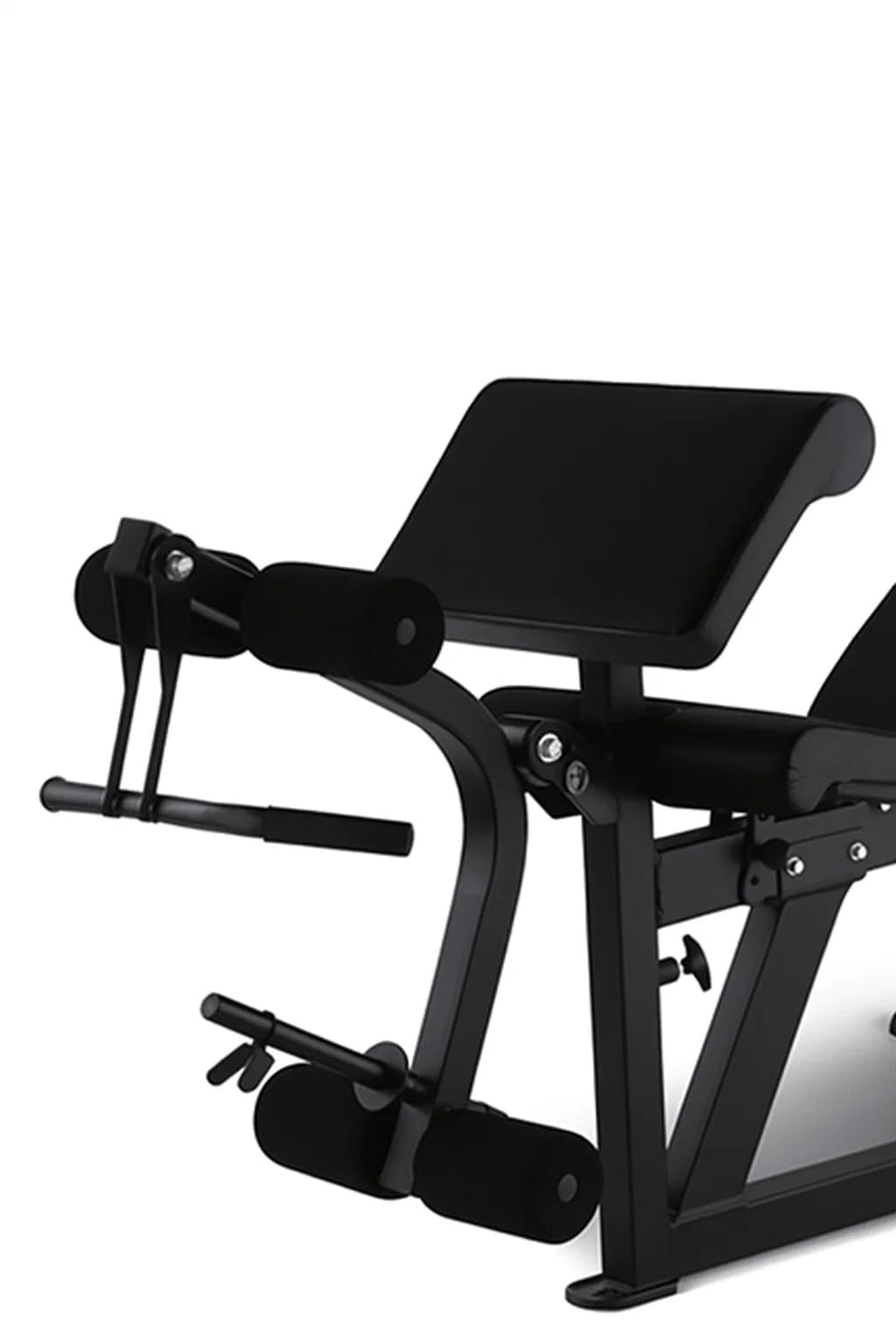 BH Fitness Banco Olímpico G330NFD New Optima Press Rack Musculación | Respaldo En 4 Posiciones, Altura De Soportes Regulable, Estructura De Acero