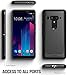 Poetic HTC U12 Plus Case, Karbon Shield [Shock Absorbing] Slim Fit TPU Case with [Carbon Fiber Texture] for HTC U12 Plus/HTC U12+ Black