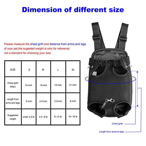 Geepet Legs Out Front-Facing Dog Carrier Hands-Free Adjustable Pet Backpack Carrier For Walking Hiking Bike And Motorcycle (Medium) #TOP5