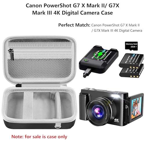 Estuche rígido para cámara 4K Leayjeen color negro miniatura 2