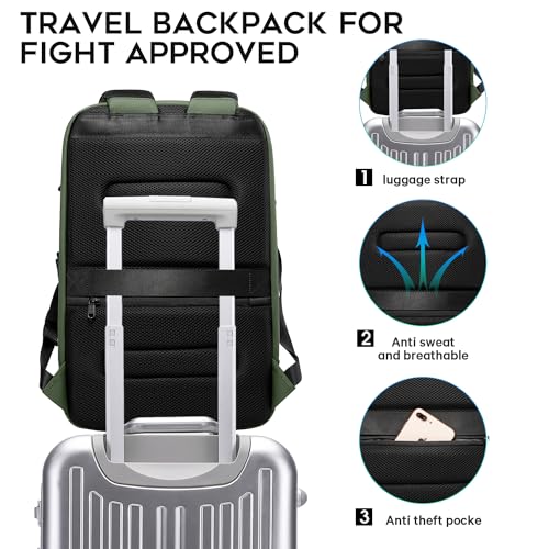 Image of BANGE Business Laptop Smart backpack Can Hold 15.6 Inch Laptop Commute Backpack Carry on bag for men and women