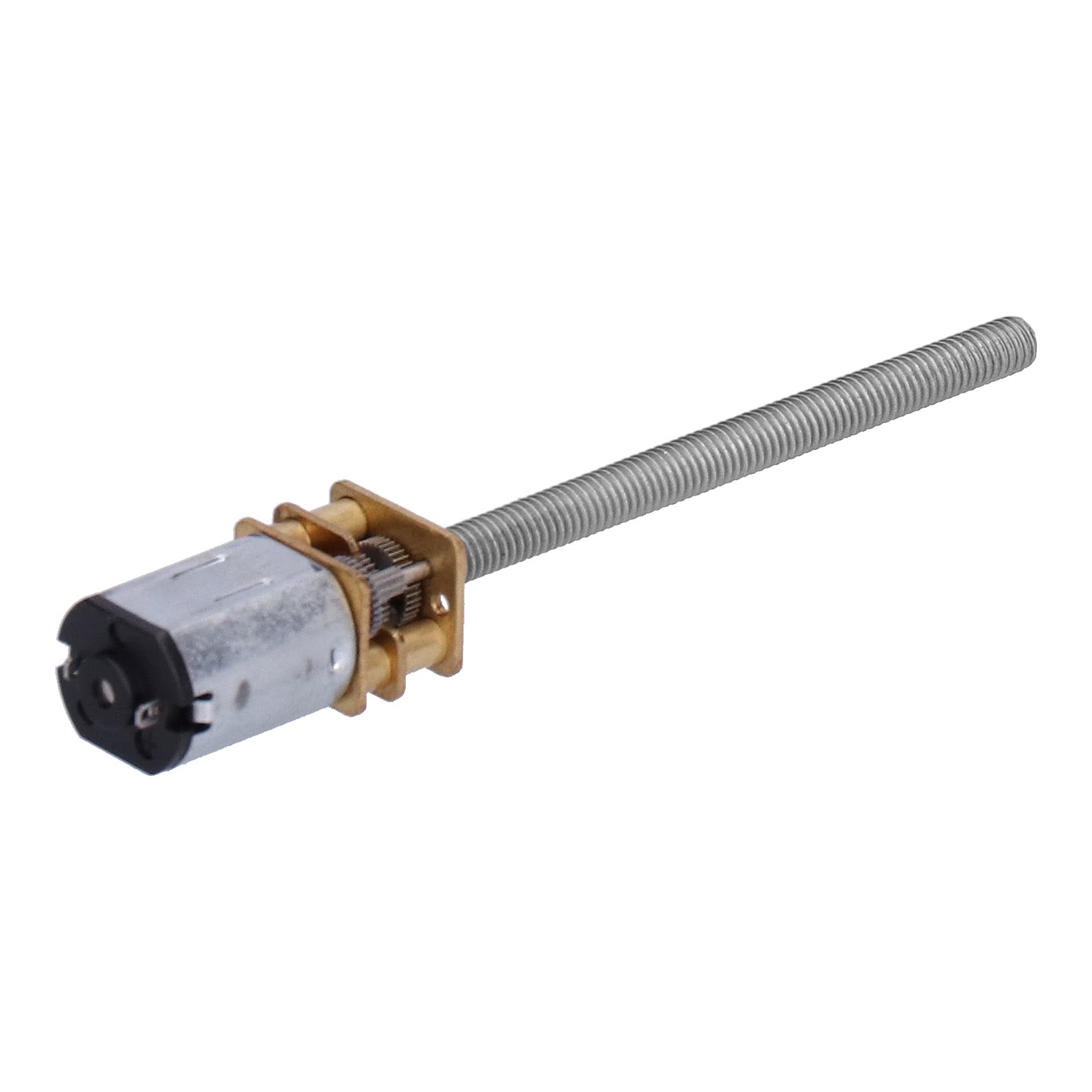 Drehzahlreduzierungsmotor, DC 6 V Lineargetriebemotor, Elektrisches Leitspindelgetriebe M4 X 55 Mm, 180 U/min, Motor mit Gewindeausgangswellenführung, Linearbewegungs-Leitspindeln
