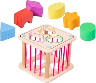 TOYANDONA 1 Conjunto De Blocos De Construção De Reconhecimento De Forma Kidcraft Playset Brinquedos Infantis Brinquedo Do Bebê Brinquedos Para Brinquedos Do Bebê Para Crianças Classificador