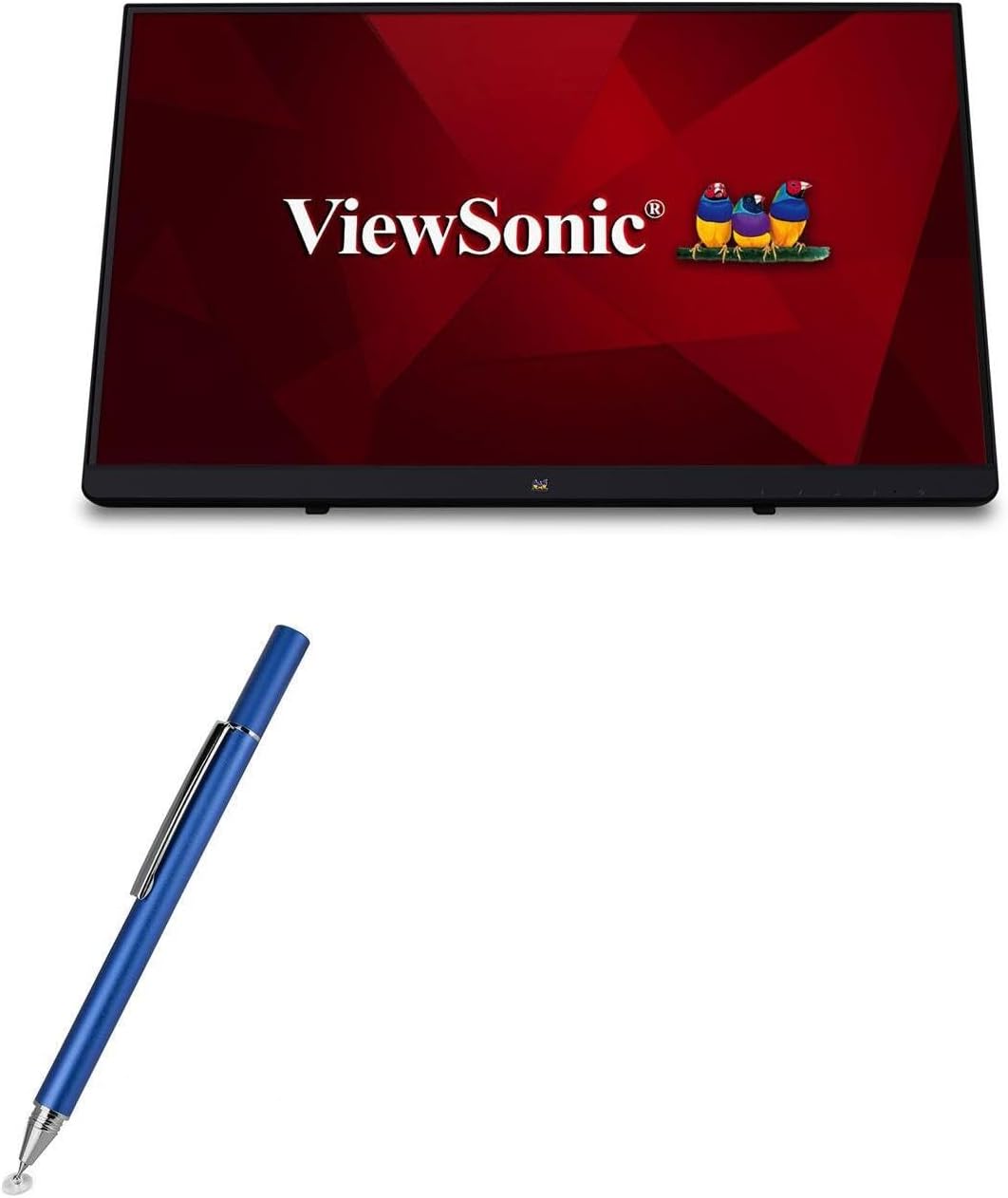 BoxWave Stylus Pen Compatible with Viewsonic TD2230 (22 in) - FineTouch Capacitive Stylus, Super Precise Stylus Pen - Lunar Blue