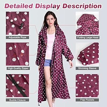 regenponcho voor volwassenen strepen roze