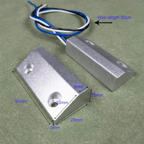 Image of Gebildet Rolling Door Contact Magnetic Reed Switch Alarm with 3 Wires for N.O. /N.C. Applications MC-56