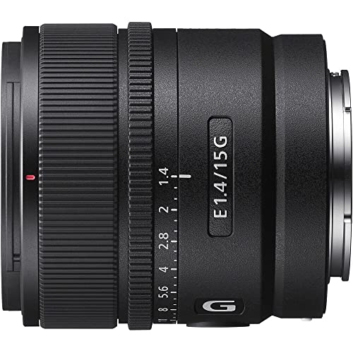 Image of Sony E 15mm f /1.4 G APS-C Large Aperture Lens Bundle with 55mm UV Glass Filter + Deluxe Cleaning Kit + Cleaning Lens Pen + Cap Keeper + Microfiber Cloth (6 Items)
