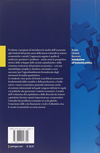 Introduzione all'economia politica. le dianmiche