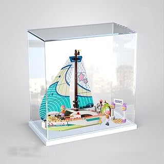 Acrylic Display Box, for LEGO 41716 Nautical Adventures Model Display Box Storage Dust Box (Bricks Not Included) 2,30x15x30cm