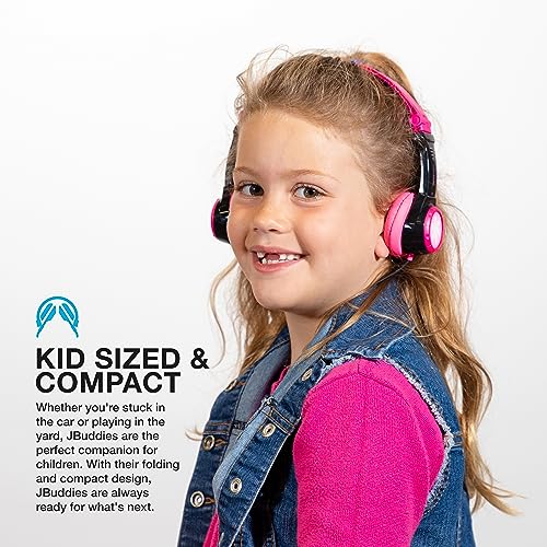 image for JLab JBuddies Folding Kids Headphones. Volume limiting design. Head ba