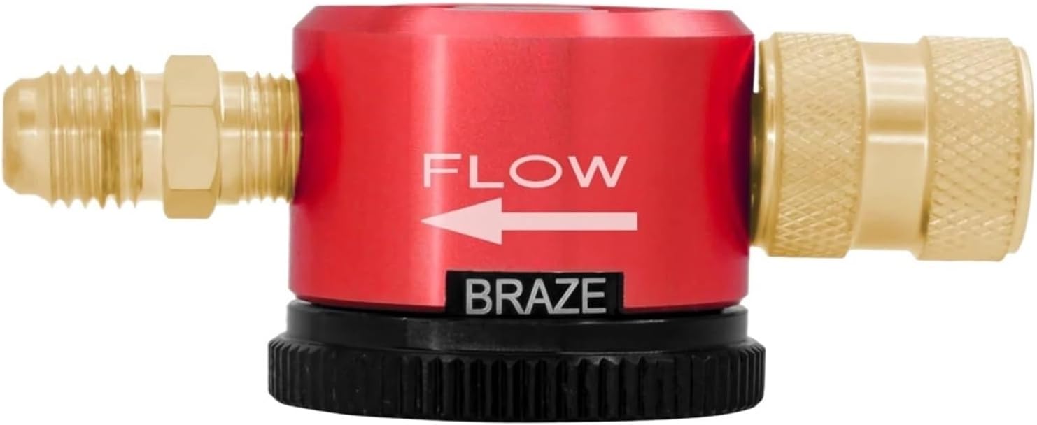 50 PSI Nitrogen Purge Tool 1/4 Inch Connector Nitrogen Gas Regulator Brazing Tool