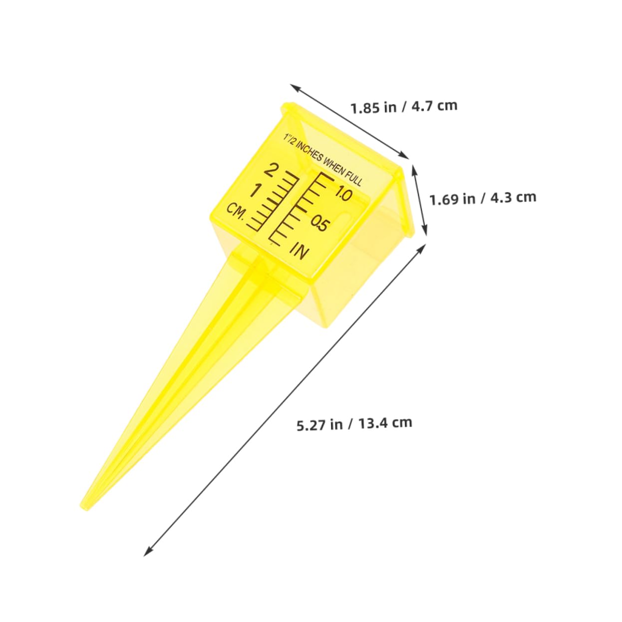 GANAZONO Sprinkler Gauge for Lawn Garden 5pcs Rain Gauge Catch Cups Precision Measurement Tool Outdoor Durable Easy to Use
