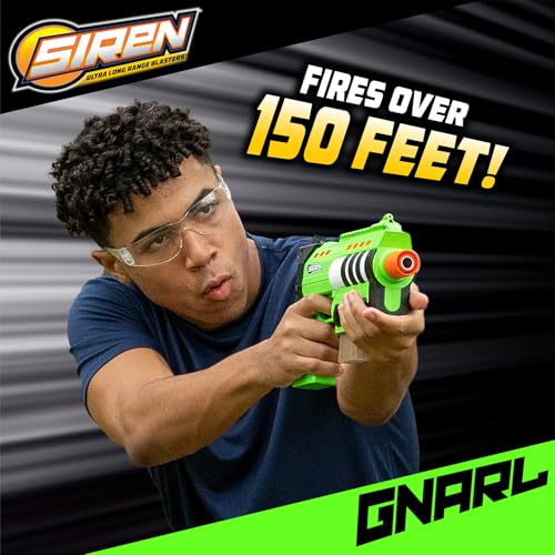Siren Blasters Gnarl Ultra Long Range Blaster, Multi-Shot Compact Foam Dart Blaster, 5-Dart Magazine, 150 Ft Range, 150 FPS, Outdoor Games, Ages 14+ by Siren - Image 2