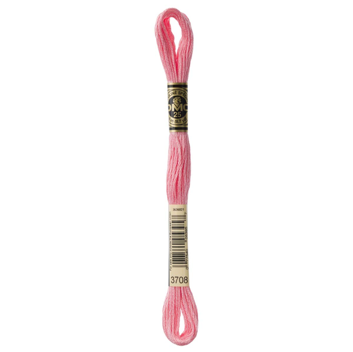 DMC Embroidery Floss Mouline Stranded Cotton Thread for Hand Embroidery and Sewing - Colour No: 3708-12 x 8m Skeins โ image 1