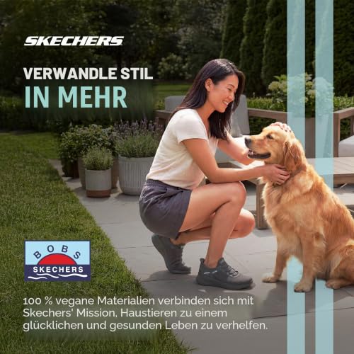 Skechers Hands Free Slip-ins Bobs Squad Chaos Sneaker für Damen, Oliv/Blatt für Mich (Leaf It to Me), 35 EU – Ansicht 5