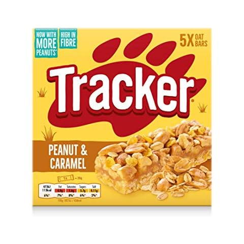 Tracker Peanut and Caramel Oat Bars, 5 Pack Cover