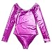 Maillot de Danza Ballet Gimnasia Leotardo Body Clásico Brillante Elástico para Niñas...