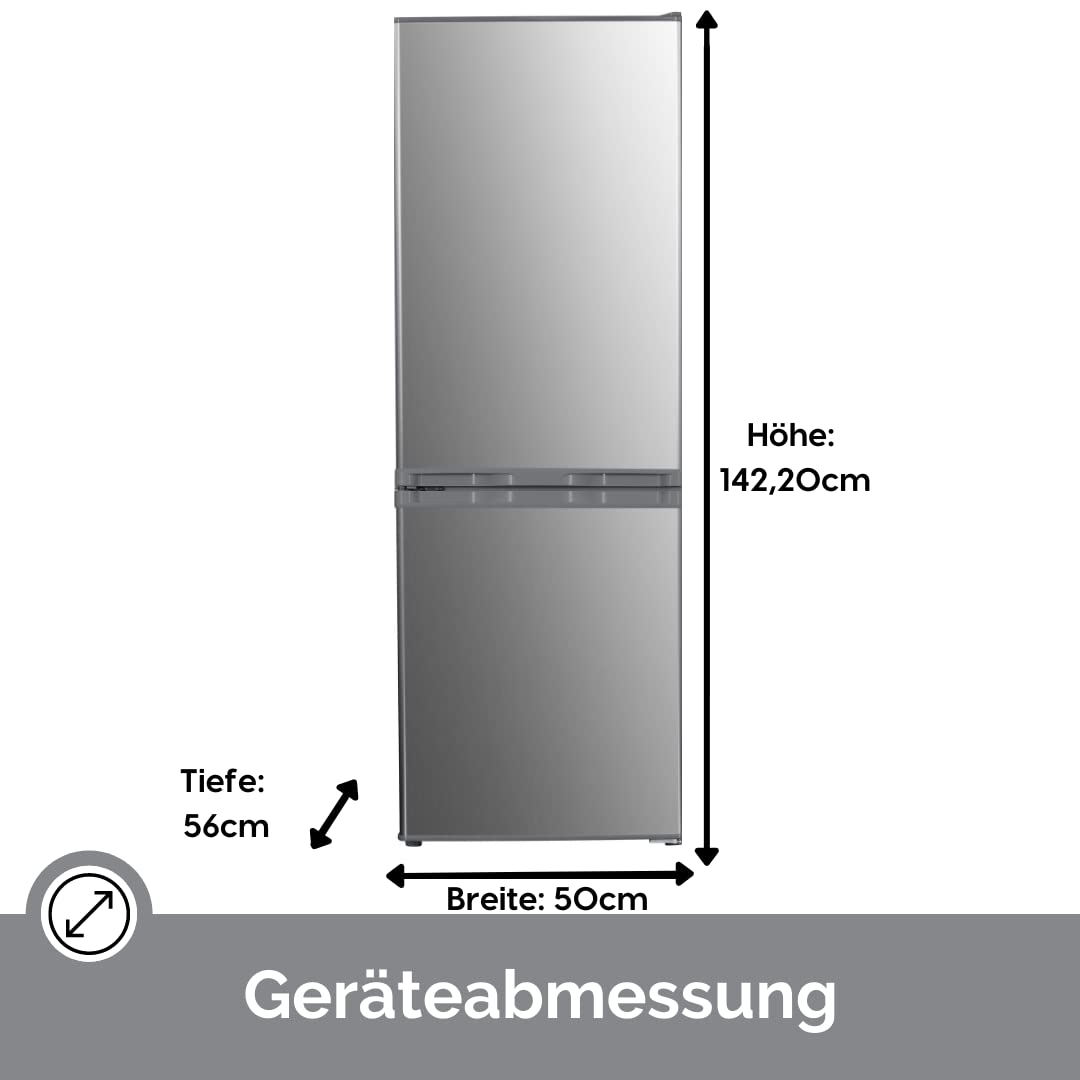 PKM Stand Kühl-Gefrierkombination 142x50cm KG220EIX