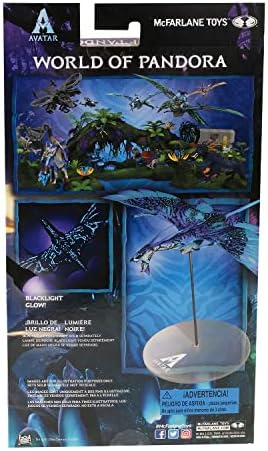 McFarlane Toys - Disney Avatar  World of Pandora Mountain Banshee Avatar Movie Action Figure  Disney Toys  Blue and Purple  collectible Figure  Ages 8+