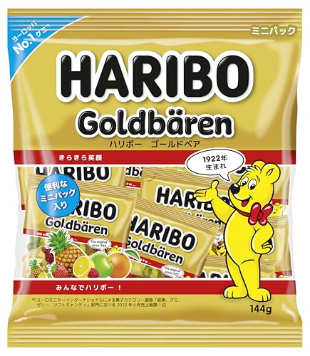 ハリボー ミニゴールドベア 144g ×10袋