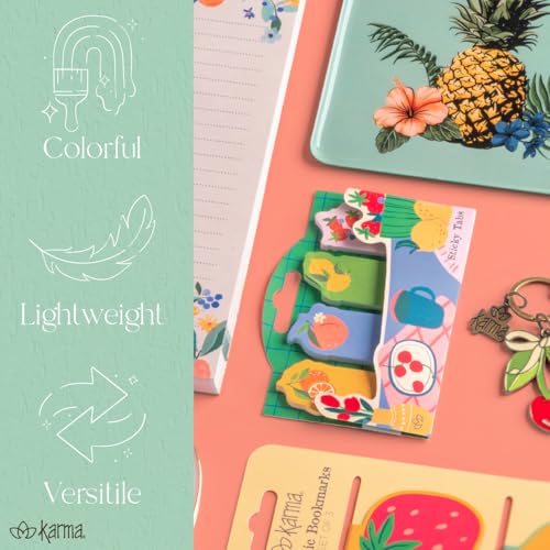 Onglets adhésifs colorés pour annotations | Karma 100 pcs - 4