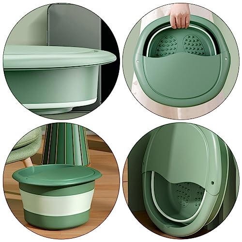 Beaupretty spa de pies plegable multiusos silicona miniatura 2
