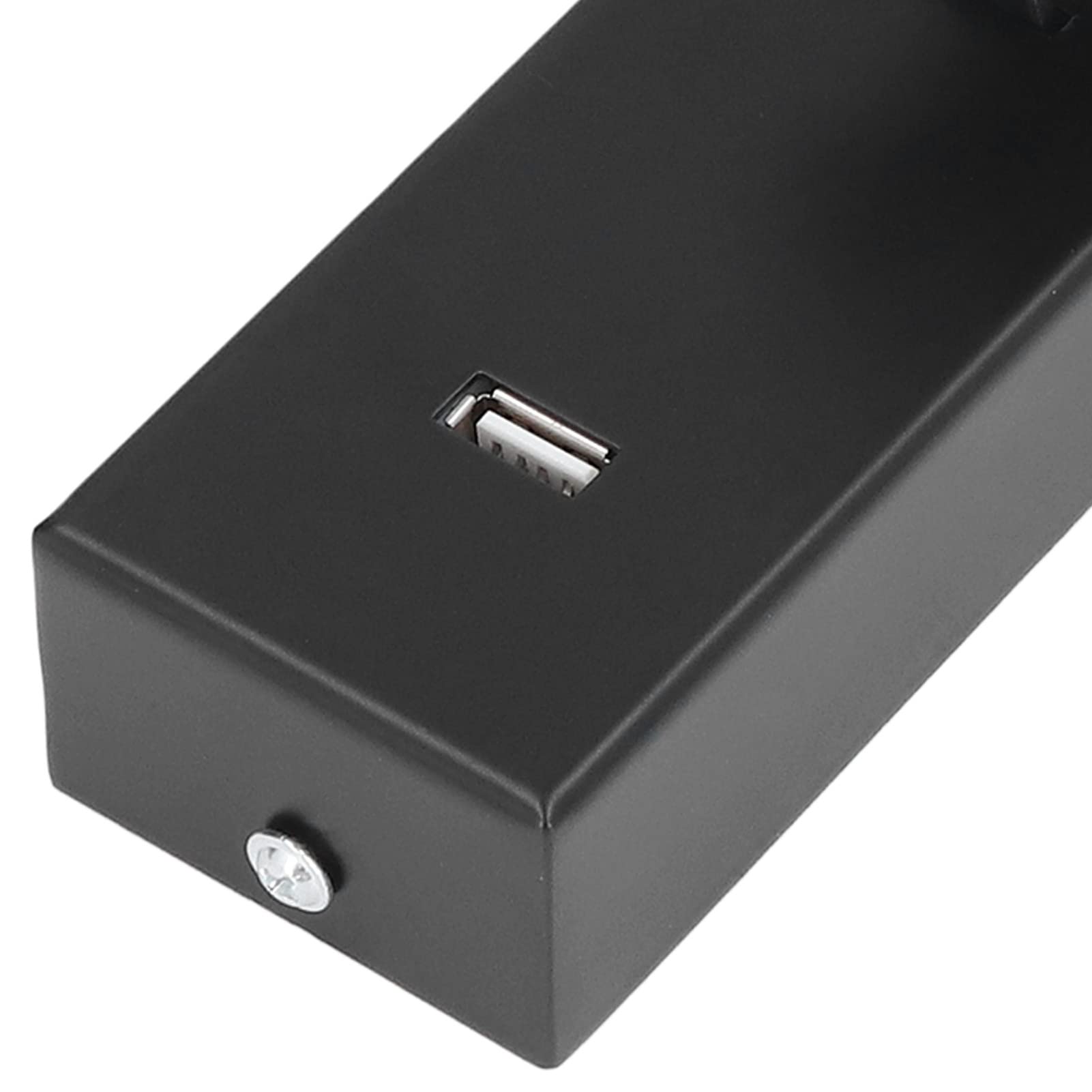 Luces de Lectura de Pared LED Lámpara de Pared de Diseño de Moda de ángulo Ajustable para Dormitorio con Puerto USB 100-240V
