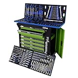 TRUTZHOLM&reg; Werkstattwagen Premium Profi best&uuml;ckt Montagewagen gef&uuml;llt Werkzeugwagen Assistent