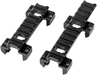 CNC Aluminum alloy 21mm MP5 Post-extension Sights Scopes Guide Rail Bracket Bases. - PRISM PIONT