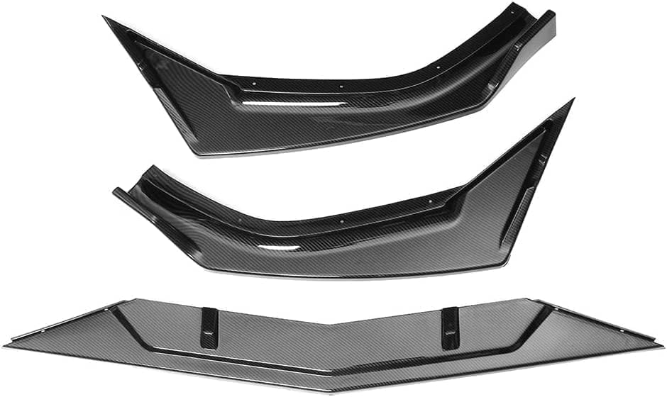 Becquet de lèvre avant Honda Civic 2016-2020, spoiler lame pare-chocs carbone