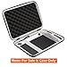LTGEM Tablet Case for Wacom Intuos Small Graphics Drawing Tablet fits Model # CTL4100 or XPPen Graphics Tablet fits Model # StarG640 (Black)