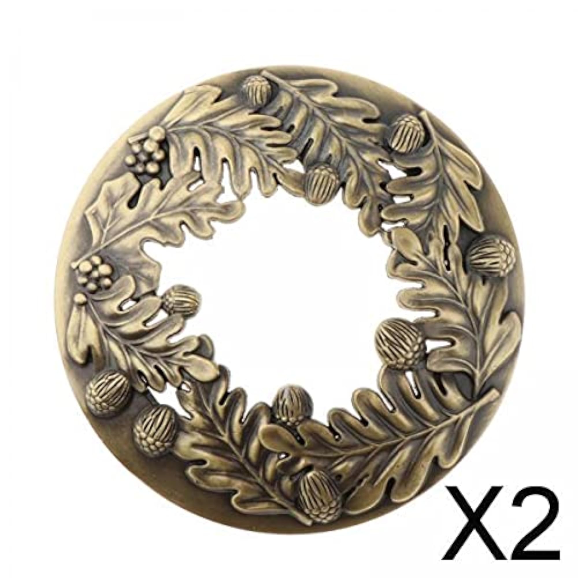Hollowed Leaf Patterns Jar Candle Topper Cover