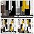 Tyrot Yellow 100% Blackout Curtains for Bedroom 63 inch Length 2 Panels Set Mustard Yellow Grey Modern Abstract Geometric Black Out Curtains Room Darkening Window Drapes for Living Room, 52Wx63L