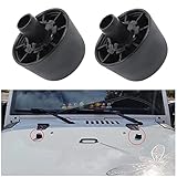 Timilge Hood Stop Support Rubber Hood Bumper Rest for Wrangler JK 2007-2017 Rubber Bumper Cushion 2 Pack (Classics)