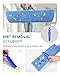 MR.SIGA Professional Microfiber Mop for Hardwood, Laminate, Tile Floor Cleaning, Stainless Steel Telescopic Handle - 3 Reusable Flat Mop Refills and 1 Dirt Removal Scrubber Included