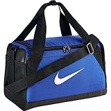 Nike Brasilia (Extra-Small) Duffel Bag Black/White Size X-Small (Game Royal/Black/White)