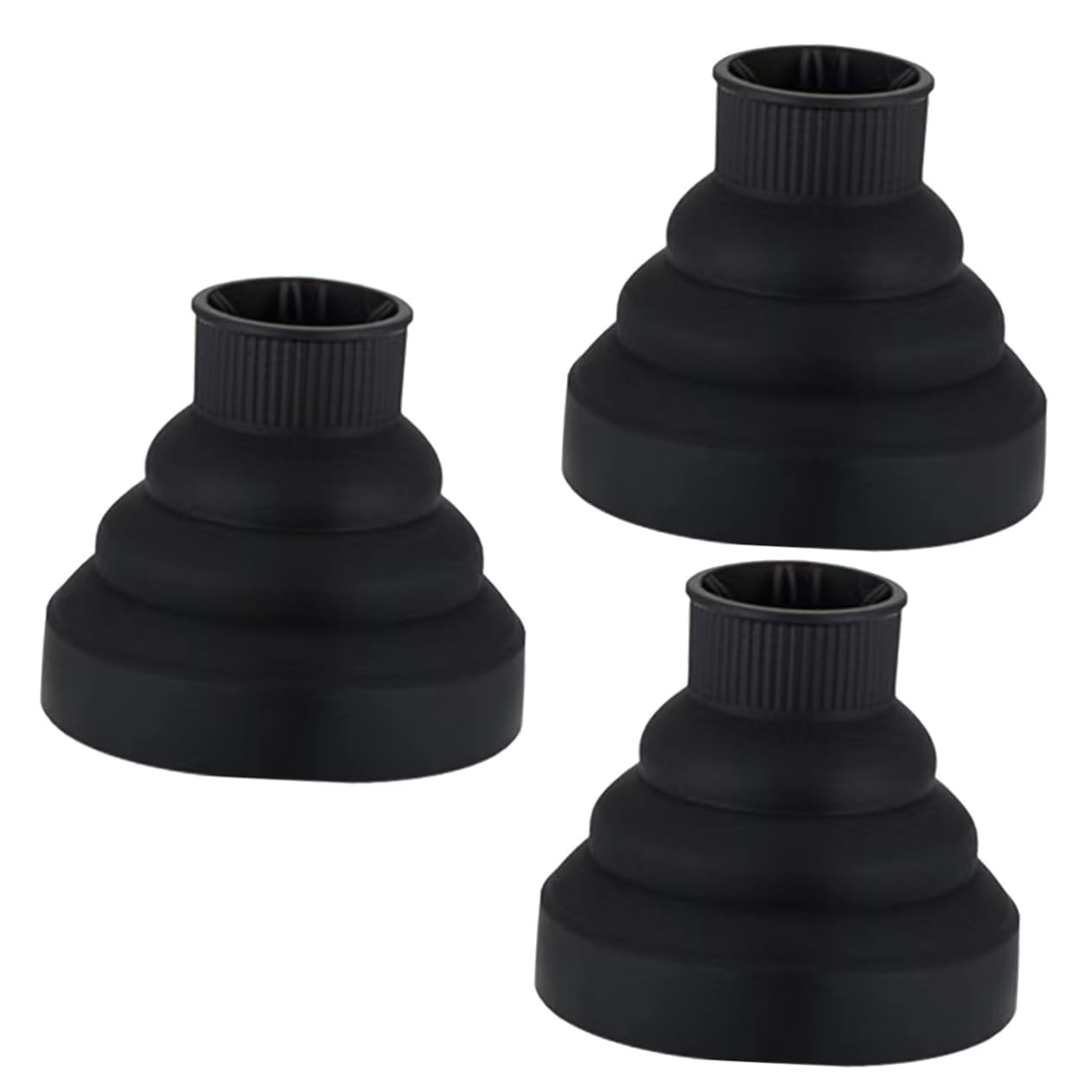 Baluue 3pezzi Asciugacapelli Diffusore Per e Mossi Accessorio Per Asciugatura e Compatibile Phon Standard Resistente e