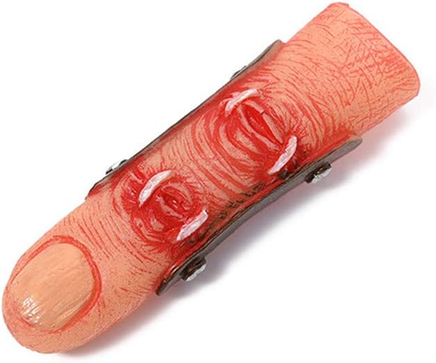 Fake Finger Cover Realistic Severed Body Parts Fingers Novelty Gag Props for Halloween, Haunted House, Theater, Parties Tricks 5PCS image 3