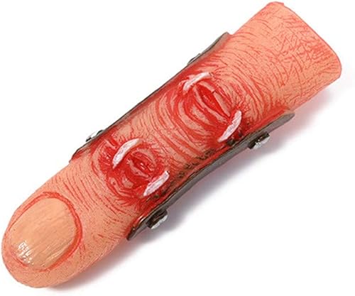 Miniatura 3 de Cubierta de dedo falsa realista con partes del cuerpo divididas, accesorios novedosos para Halloween, casa encantada, teatro, trucos de fiesta, 5