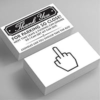 Algopix Similar Product 15 - Funny Bad Parking Business Cards 